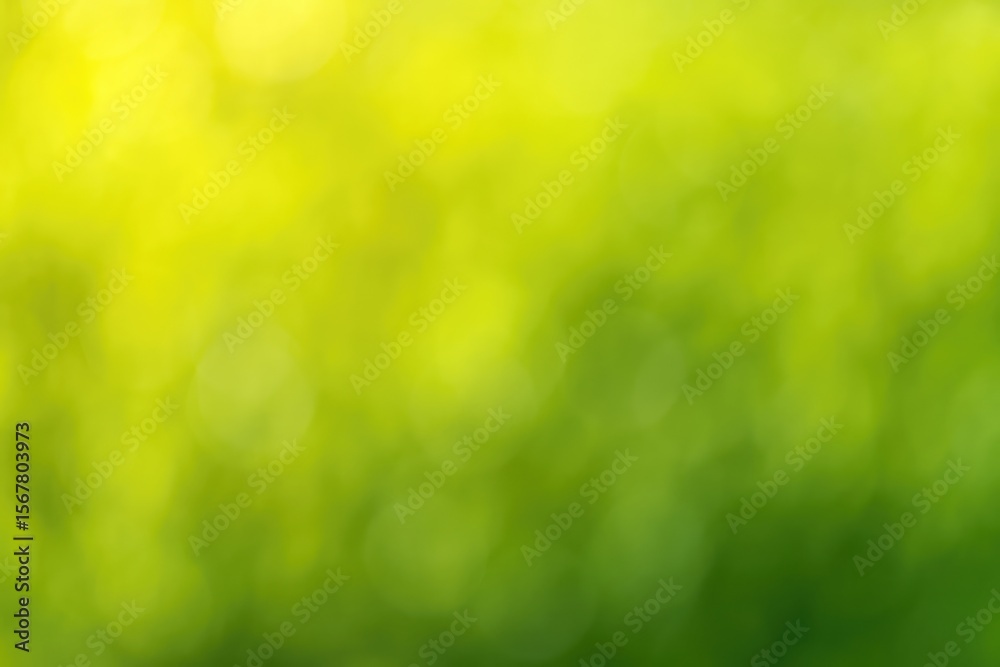 Obraz premium Vibrant yellow-green abstract nature backdrop