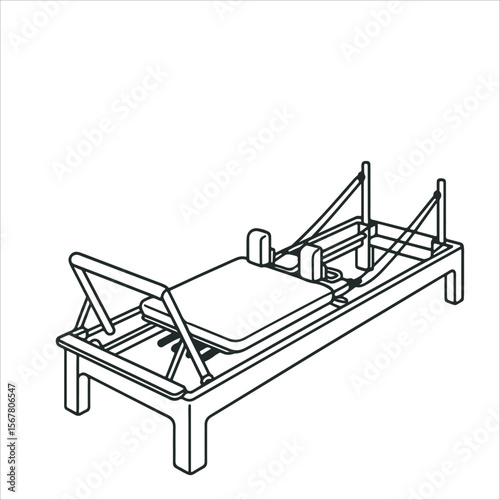 Pilates Reformer Art