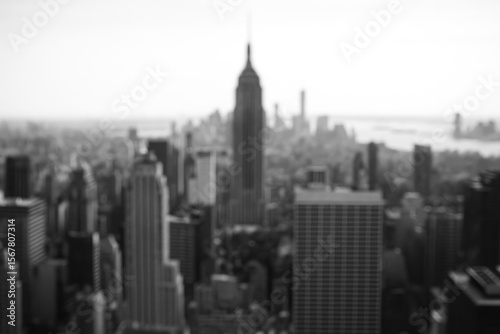 A monochrome photo with a softly blurred backdrop