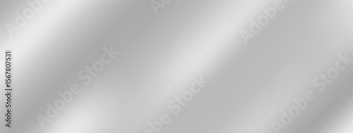 Silver mirror gradient texture background with glossy light