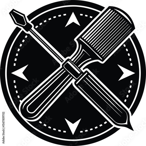 Illustration of a carpenter s chisel tool a classic woodworking instrument