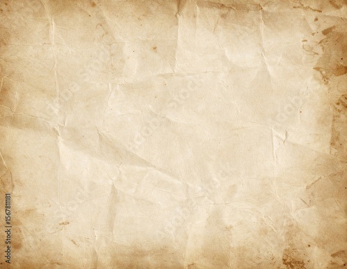 シミやシワが入った古紙や羊皮紙の風合いを感じさせるアンティークな背景素材