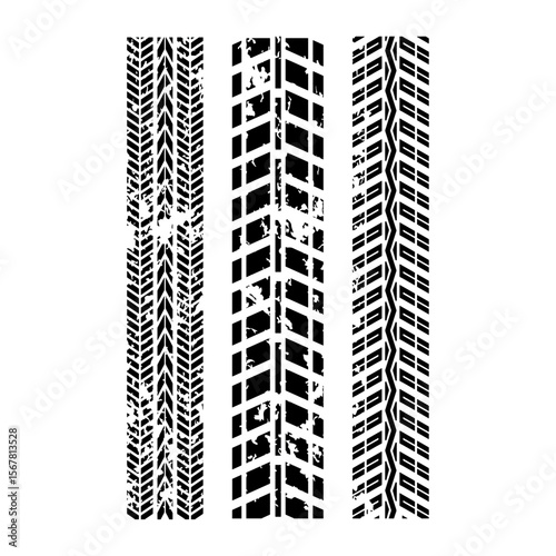 marks of machine and vehicle vector