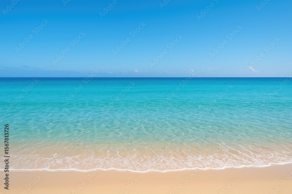 Fototapeta premium Stunning transparent ocean waters