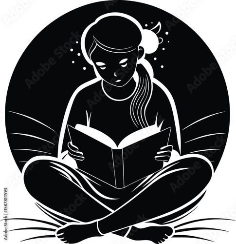A minimalist collection of illustrations depicting open books, emphasizing the simple act and joy of reading