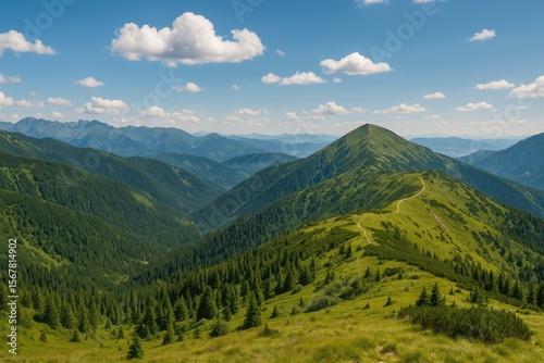 Fototapeta Naklejka Na Ścianę i Meble -  Stunning scenery of a protected area in southern Europe during clear weather