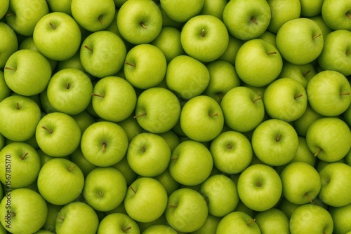 Assortment of organic apples displayed at a local market