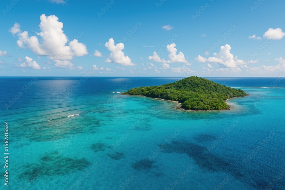 Fototapeta premium Bird's-eye perspective of the Eastern District