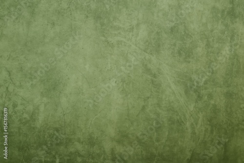 Textured green abstract background with aged cement wall