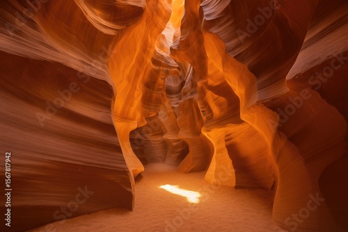 Stunning Landscape of a Famous Slot Canyon with Breathtaking Views