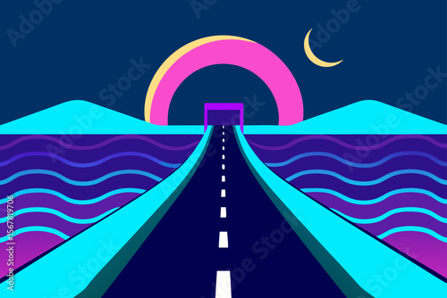 road to the sea