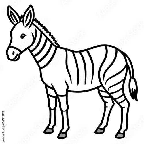 Zonkey Linear Wildlife Artwork