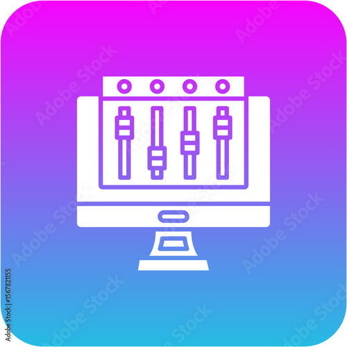 Desktop computer Icon