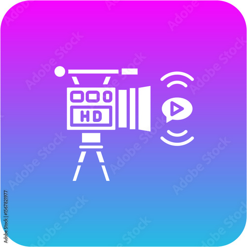 Live streaming Icon