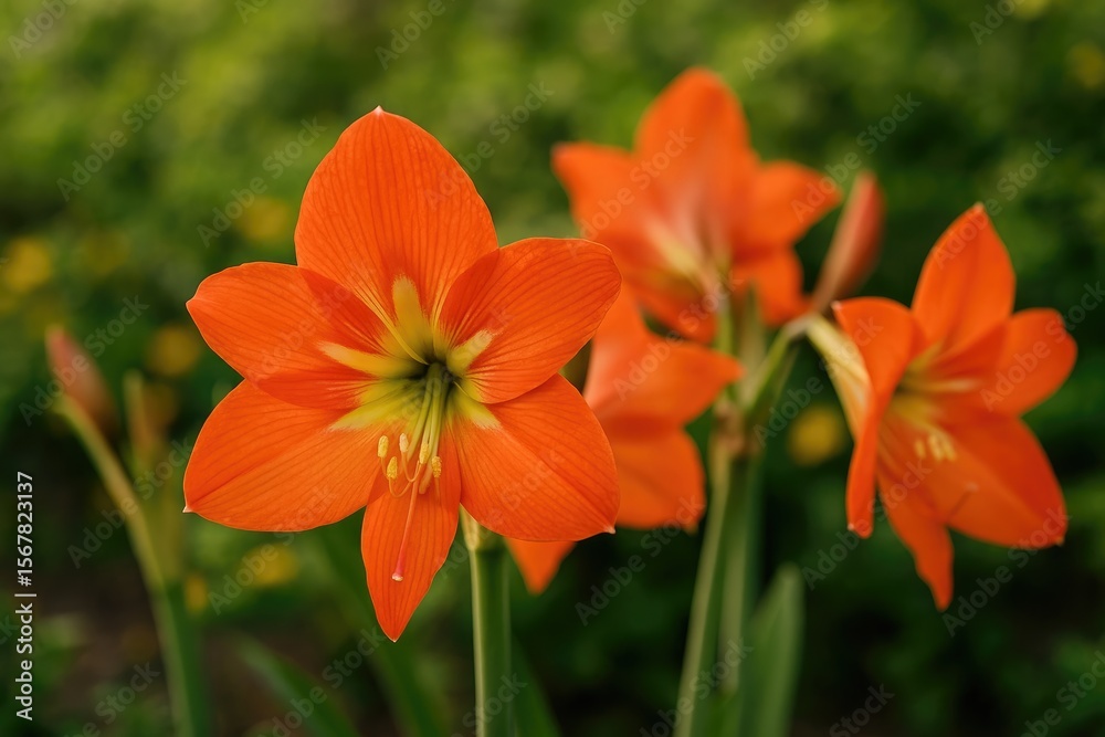 Fototapeta premium Beautiful Amaryllis Blooms for Your Garden