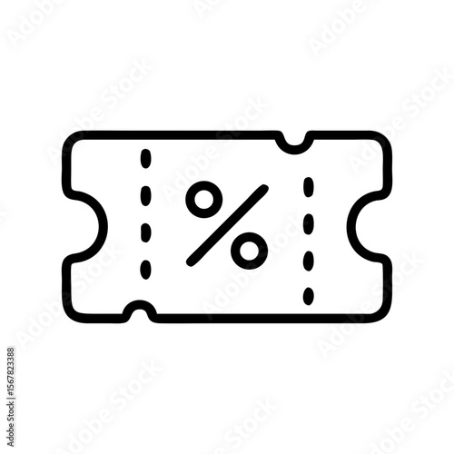 Discount Coupon Icon Free Vector Graphic for Websites and Apps