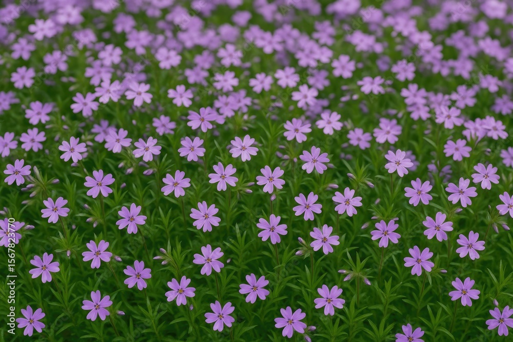 Obraz premium A Harmonious Tune of Violet Blossoms