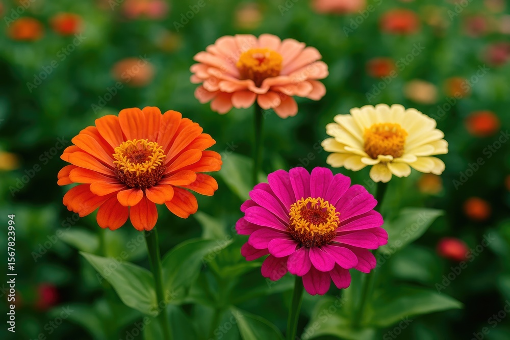 Fototapeta premium Stunning display of vibrant blossoms