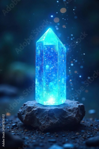 Serene Blue Crystal Healing Calming Energy Flows for Meditation, Wellness, and Spiritual Practices