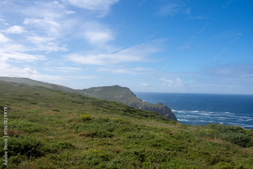 Fototapeta premium Costa de la muerte, Camino dos Faros, Galicia 
