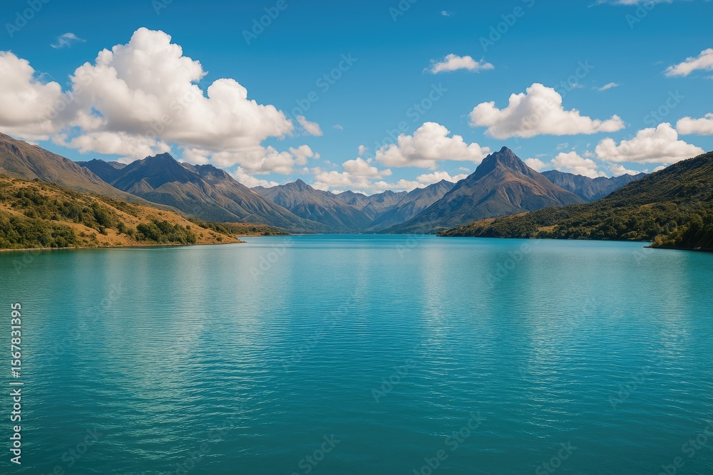 Naklejka premium Stunning freshwater body in the South American continent