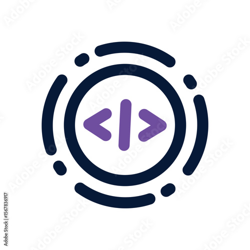 automation duotone icon. Sleek and modern vector icon for websites, mobile apps, marketing materials, and corporate design. Fully scalable and ready to use.
