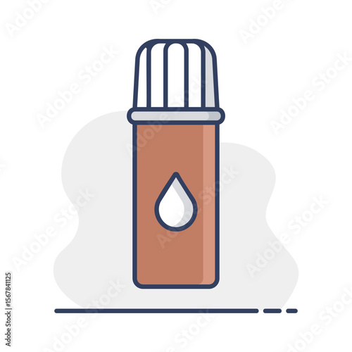 Whipped cream aerosol can vector icon