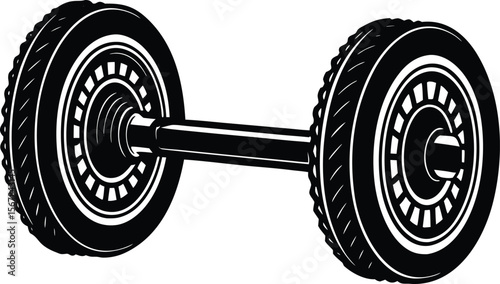 axle on white background.eps