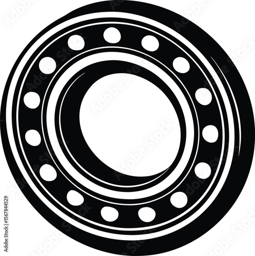 bearing on white background.eps