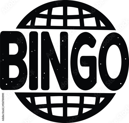 bingo card on white background.eps
