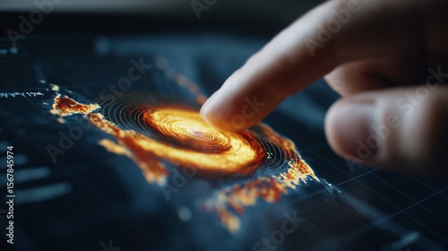 digital map interface with real-time tsunami alert zones, earthquake epicenter displayed