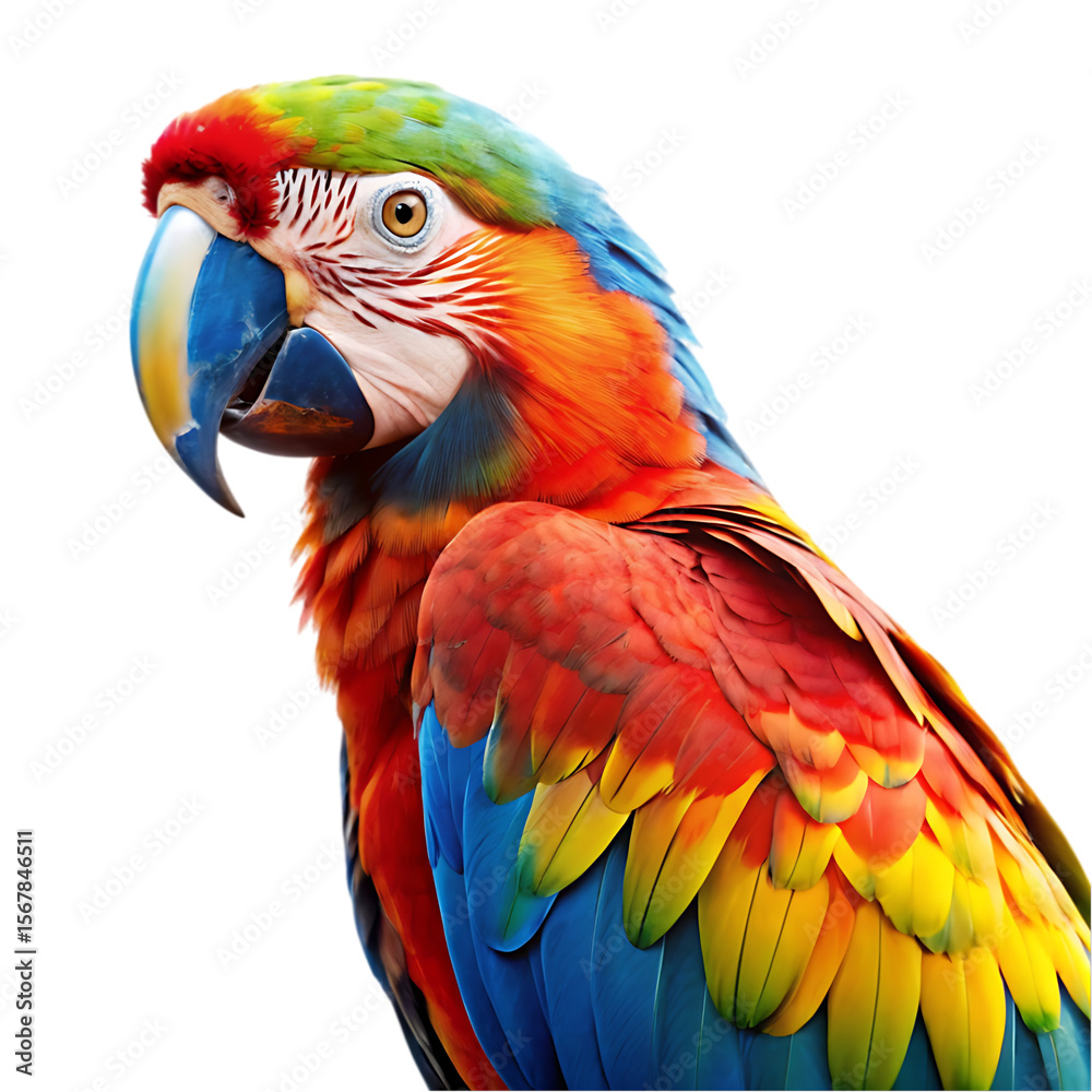 Fototapeta premium blue and yellow macaw