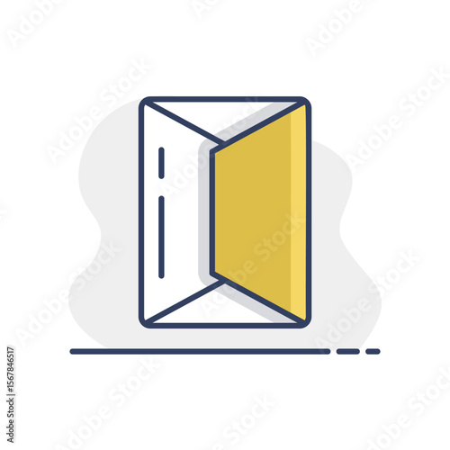 Block of butter package vector icon