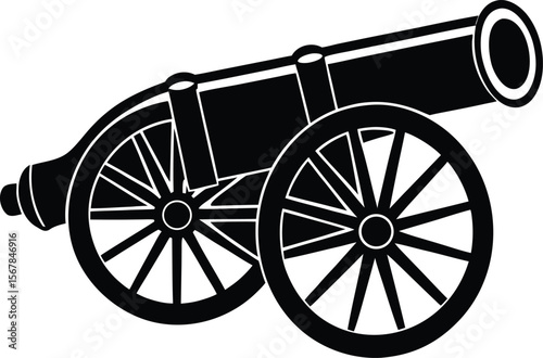 cannon on white background.eps