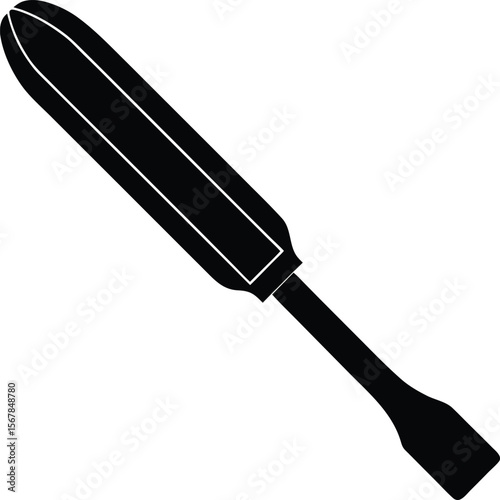 chisel on white background.eps