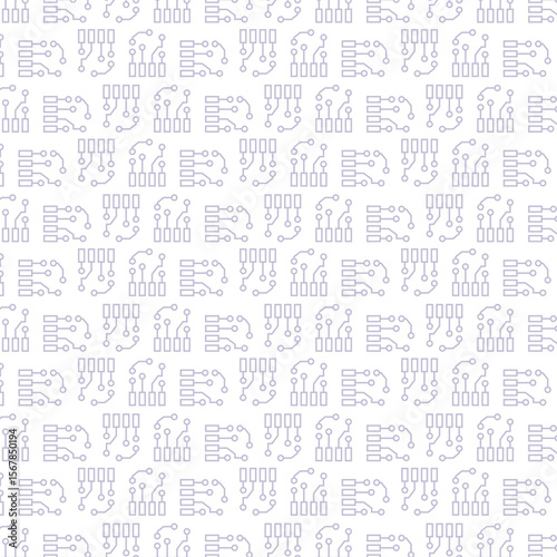 Abstract Electronic Circuitry Pattern