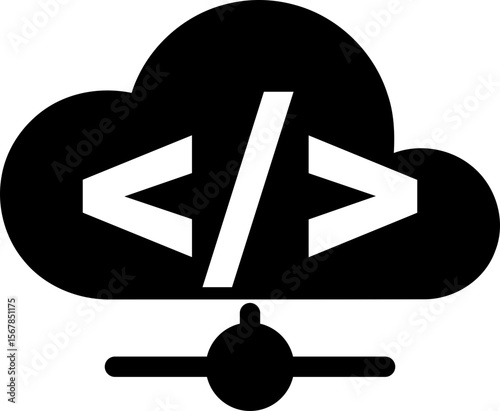 Cloud Coding & Hosting Icon | Server-Side Development
Cloud Platform Programming Icon | Web Hosting Code
Backend Development & Cloud Services Icon