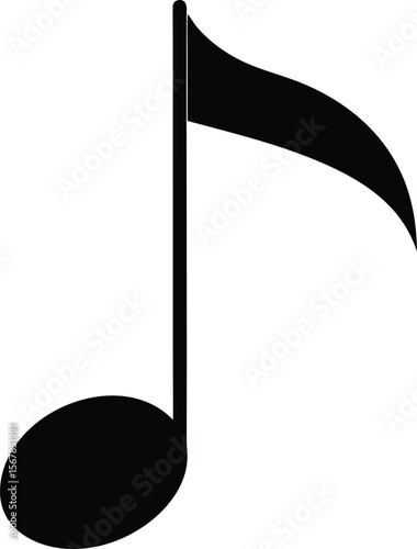 eighth note on white background (1).eps