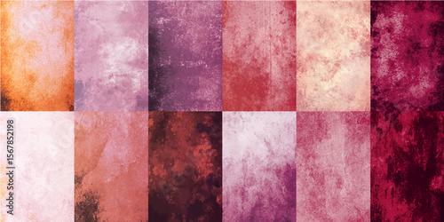 Various decorative furniture facades. Versatile textured surface backgrounds for artistic and creative design projects
