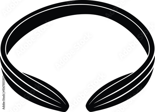 headband on white background.eps