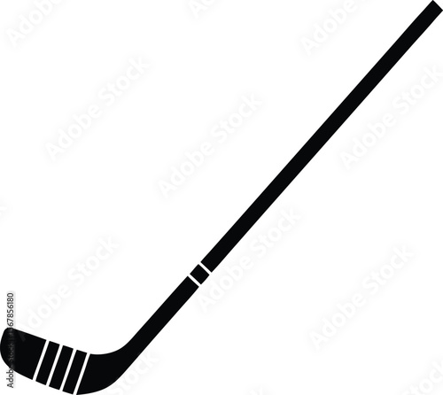 hockey stick on white background.eps