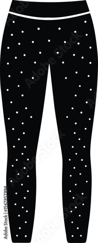 leggings on white background.eps