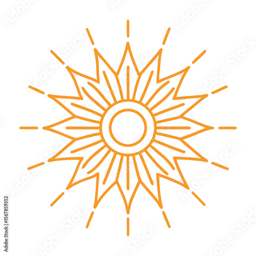 minimal-line-art-of-sun--abstract-aesthetic-vector