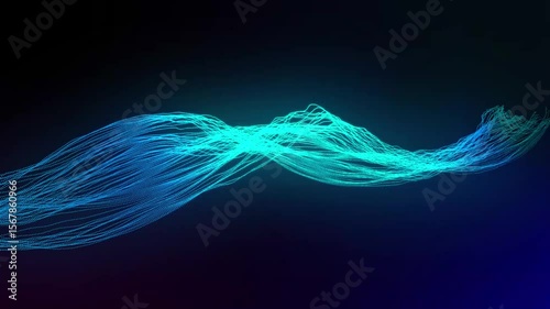Cool Blue Wave Digital Motion