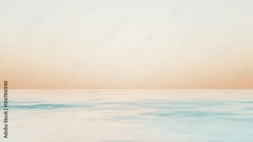 Obraz premium Warm sea view minimalist style background