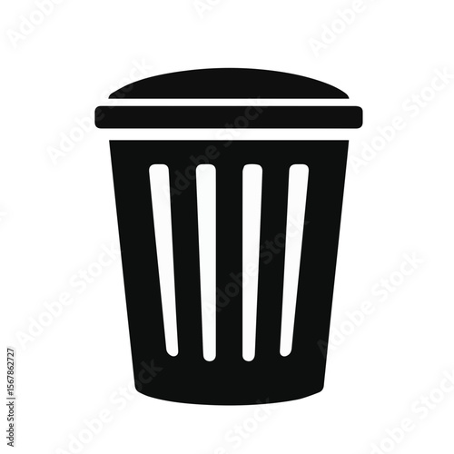 Vector Icon Trash Can