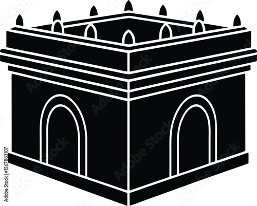 parapet on white background.eps