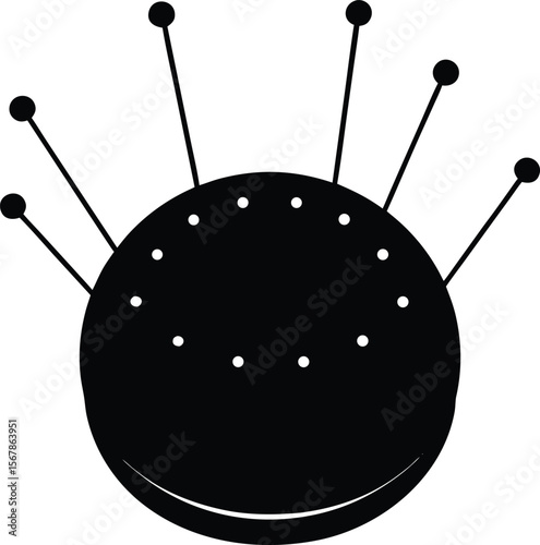 pincushion on white background.eps