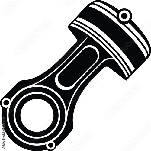 piston on white background.eps