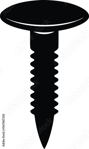 rivet on white background.eps